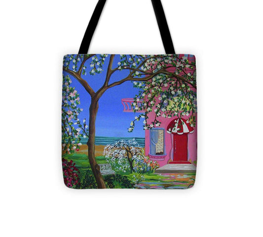 Beach House Cottage - Tote Bag