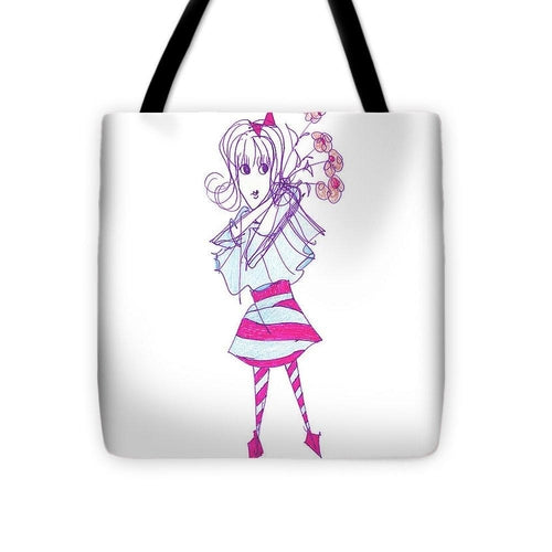 Bibi Because Flowers Cure Me - Tote Bag
