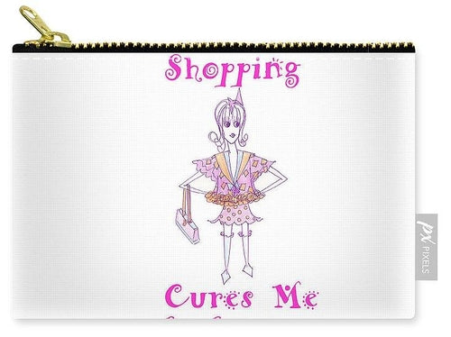 Bibi Because Shopping Cures Me - Carry-All Pouch
