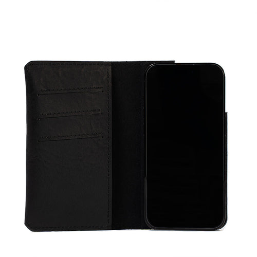 iPhone 15 series Leather Folio Case Wallet with MagSafe - The