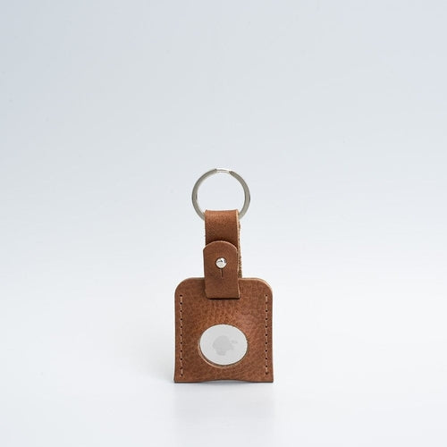 Leather AirTag Keyring