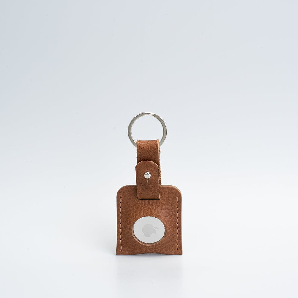 Leather AirTag Keyring