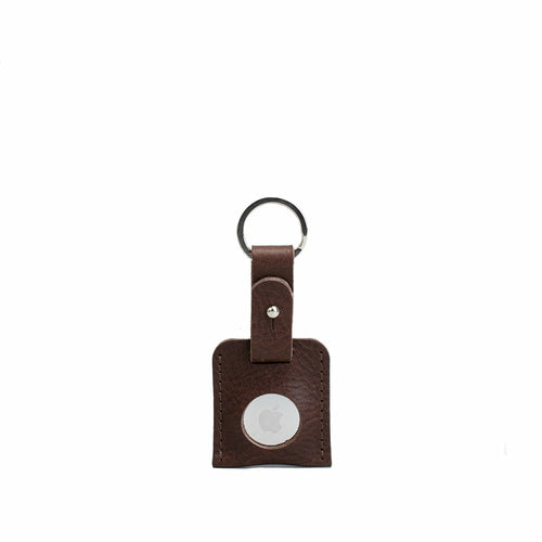 Leather AirTag Keyring