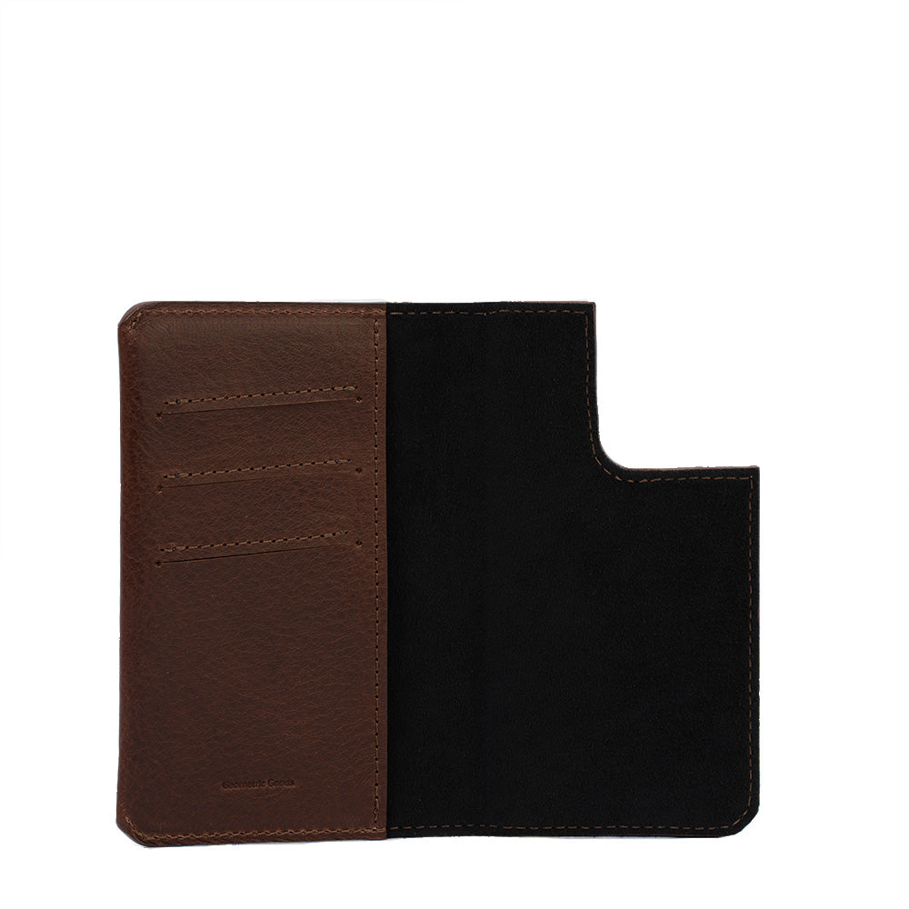 iPhone 15 series Leather Folio Case Wallet with MagSafe - The
