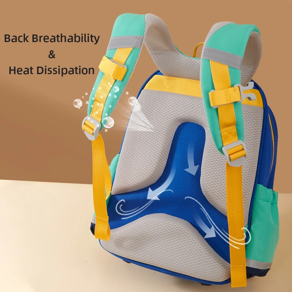 Adventure Cat and Lion Kids School Backpacks