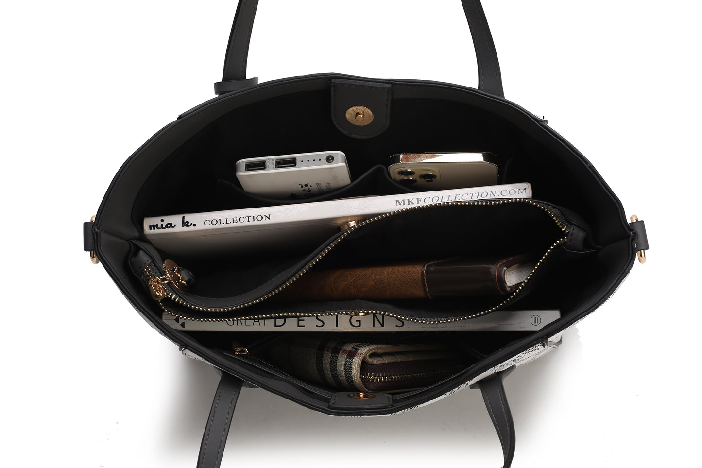 Gianna Vegan Leather Women Tote with matching Wallet