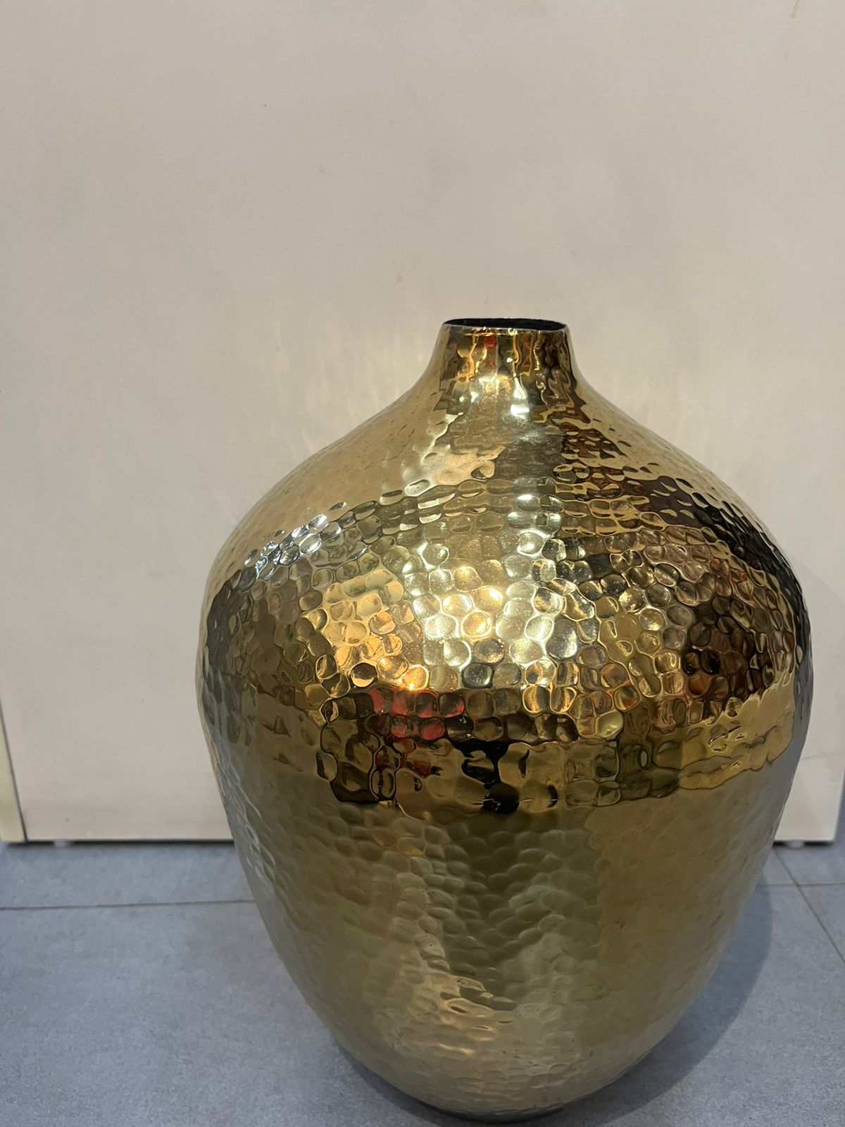 Gold Colour Vase
