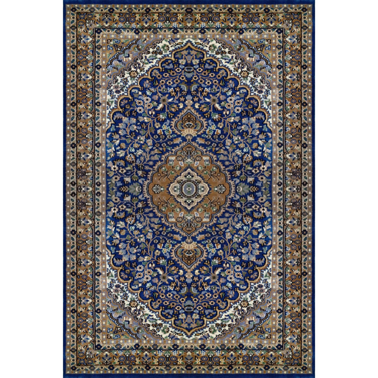 4×6 ft Royal Blue Persian Handmade Wool Carpet