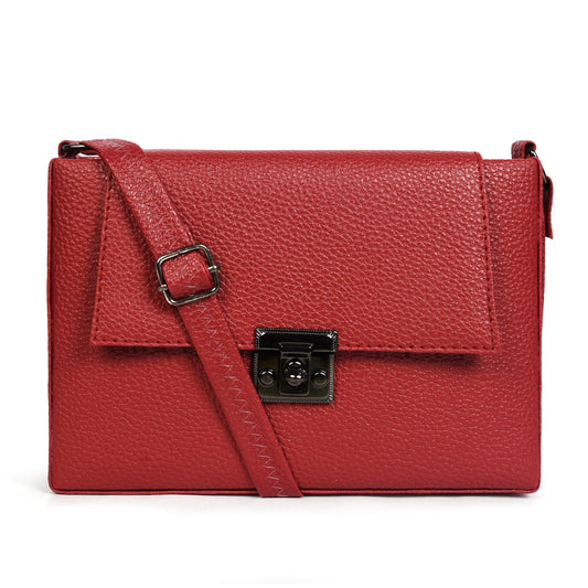 Stylish Women's Sling Bag Compact- Red