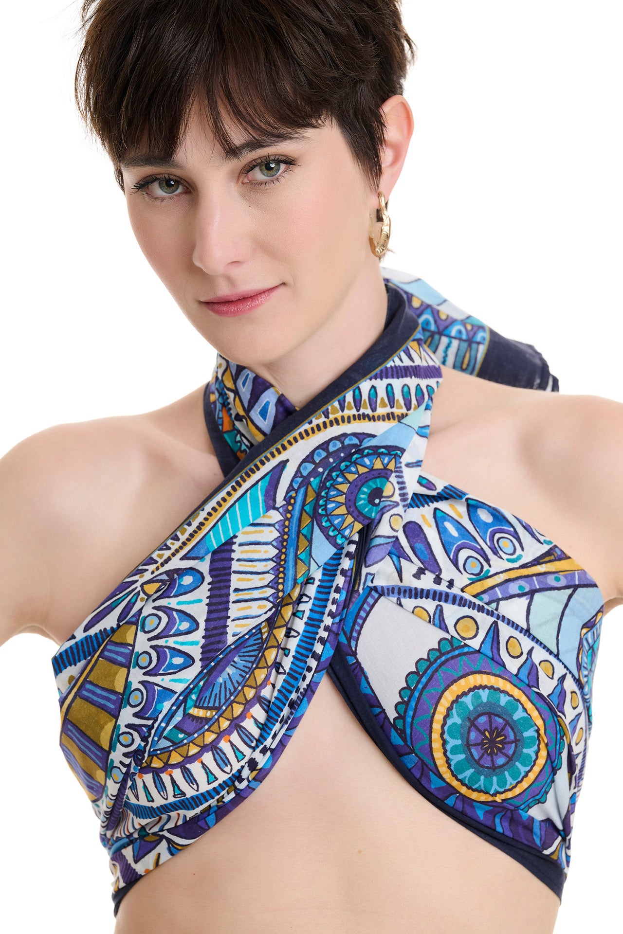 Blue Eyes, Organic Cotton Pareo 180*75