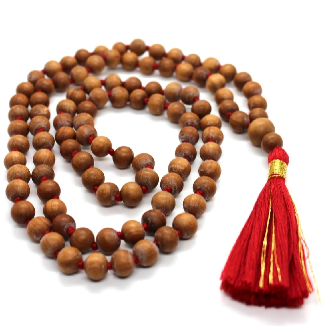 PRG Handcrafted Fragrant Sandalwood JaapMala For Pooja Chanting