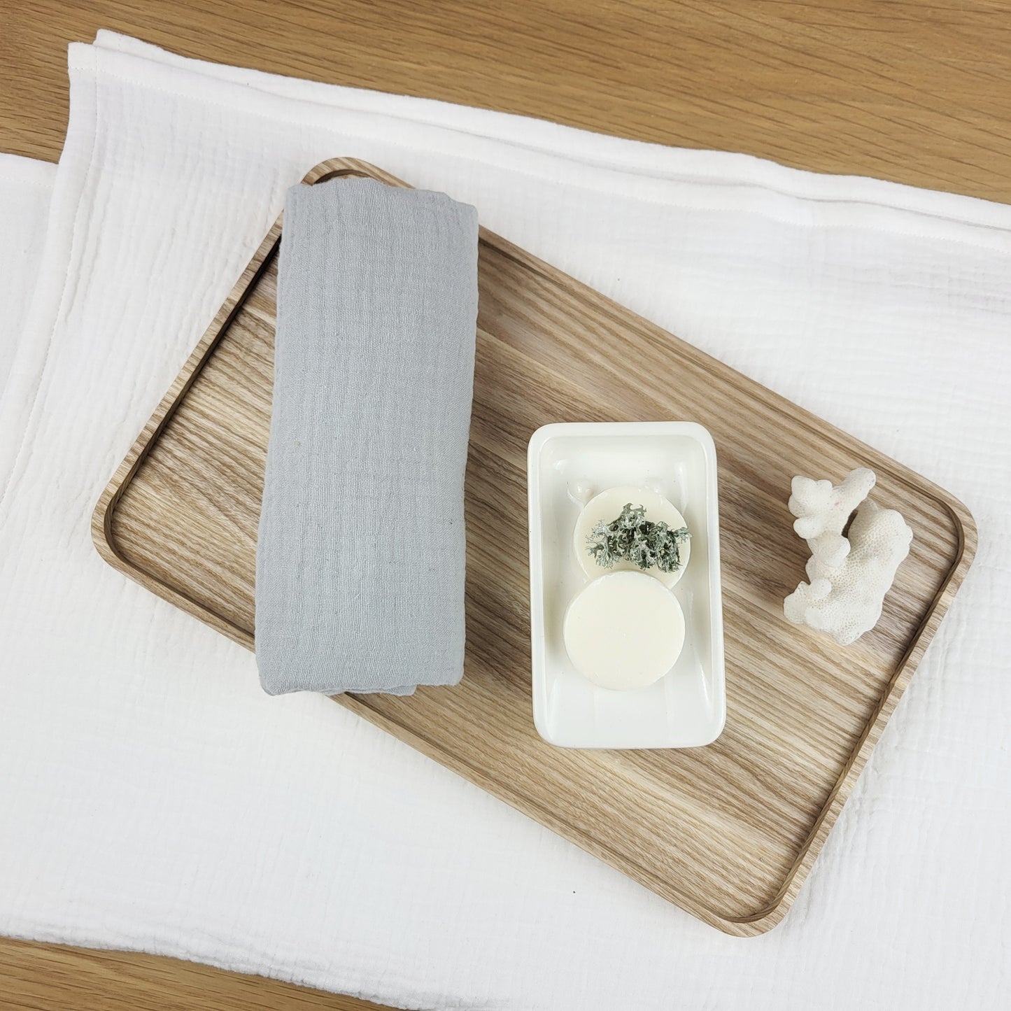 Cotton bathroom towel I Muslin soft bath towel