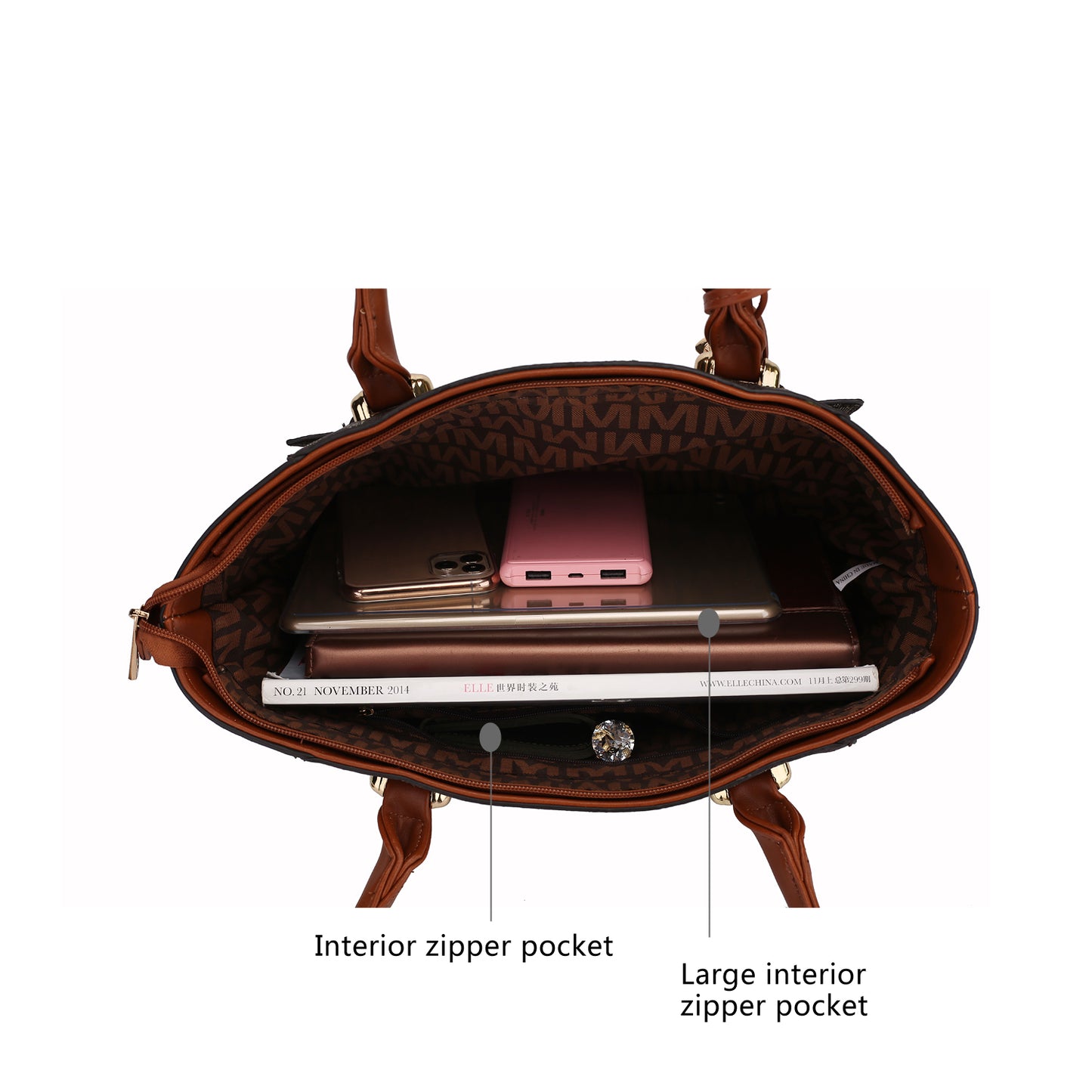 Lady II M Signature Tote & Wallet Set