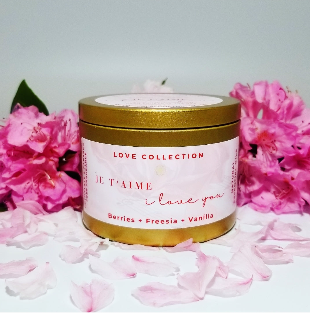Je t’aime Handcrafted All Natural Premium Soy Candle