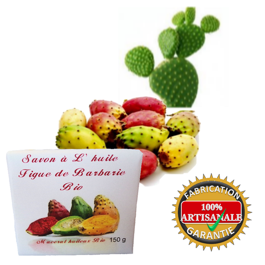 Organic prickly pear soap (macerate) 150 g
