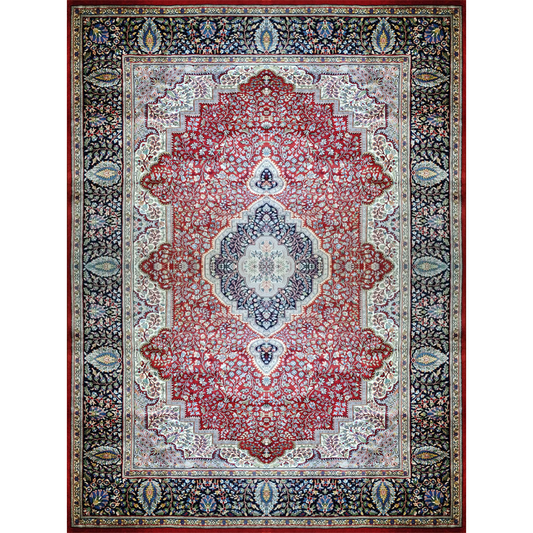 9×12 Feet Handmade Persian Wool Carpet Red