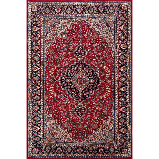 4×6 feet Hand Knotted Persian Wool Carpet Red