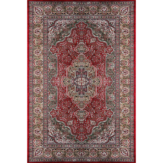 6×9 Ft Handmade Carpet Royal Red Persian