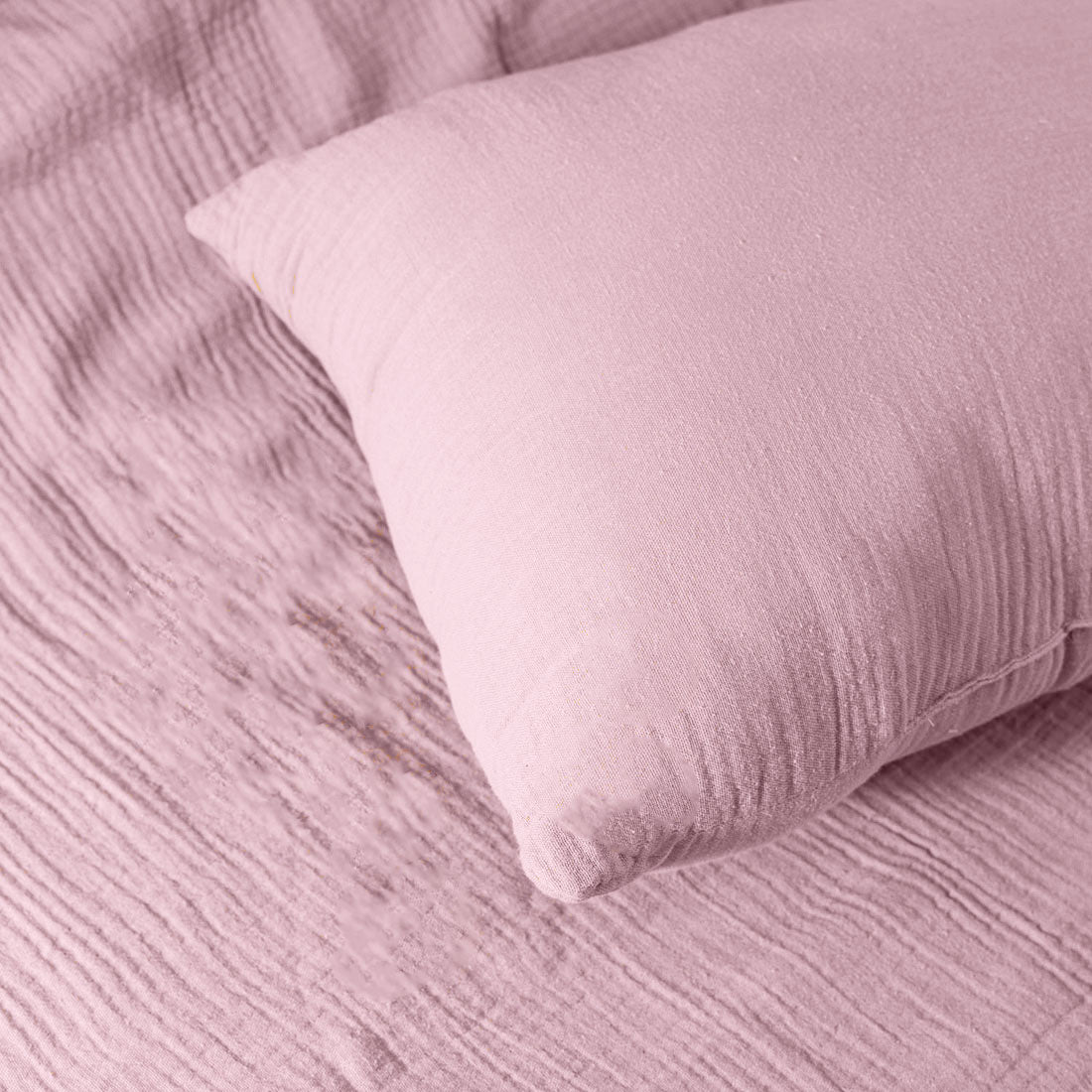 Organic Cotton Pillow - Pink