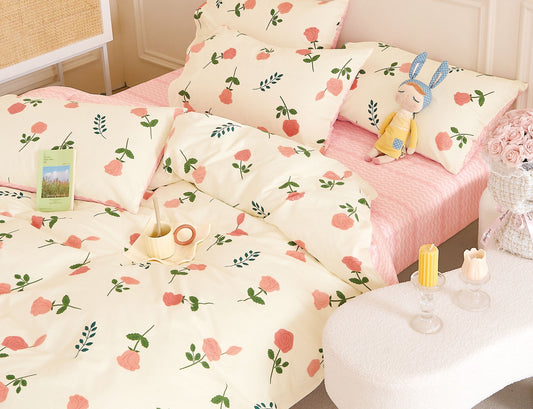 Isabella Rose only off white 100% Cotton Comforter Set