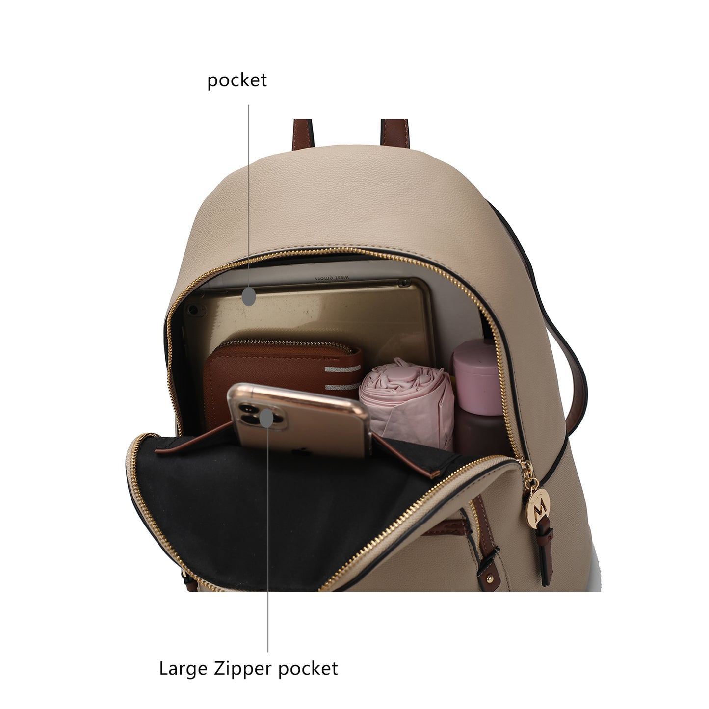 MKF CollectionAlice Backpack Vegan Leather Women by Mia K