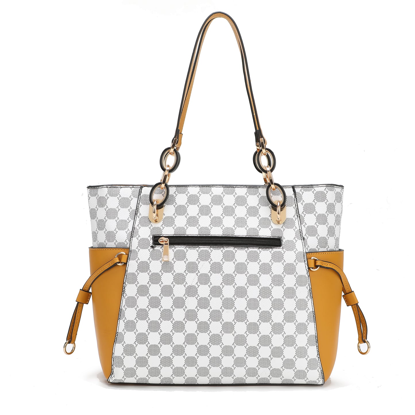 Xenia Circular Print Tote Bag with Wallet