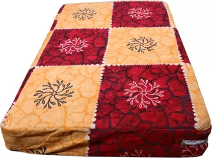 CheckMe Cotton King Bed Cover  (Multicolor)