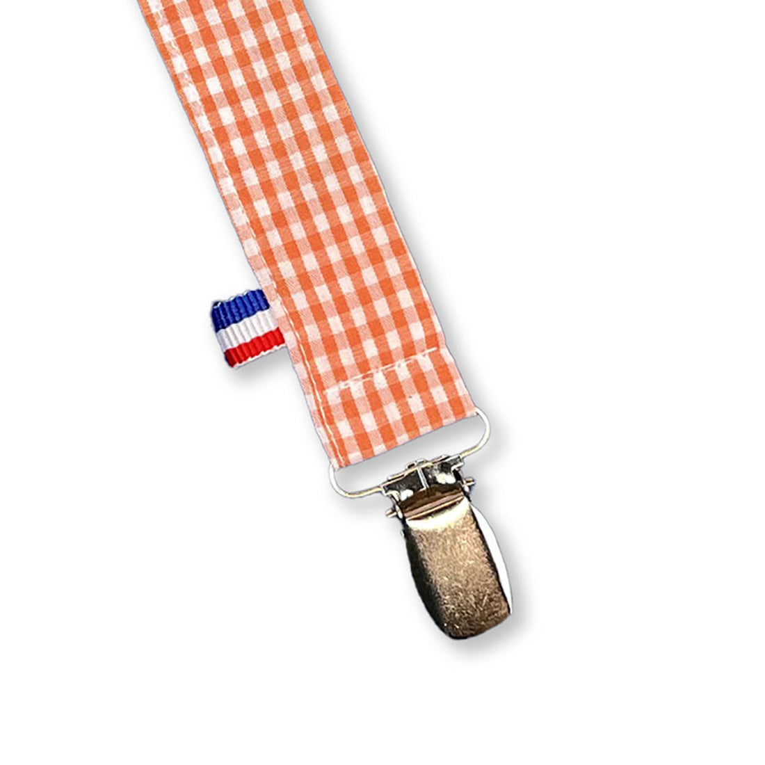 Organic Cotton Pacifier Clip - Vichy