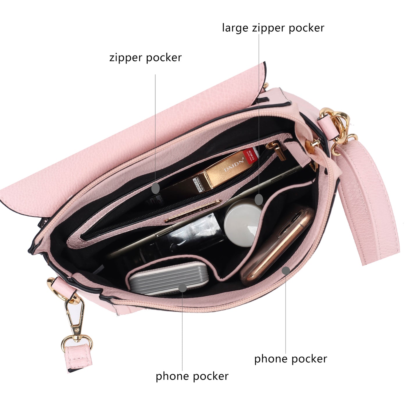 MKF Collection Elke Vegan Leather Women Convertible Backpack Bag by