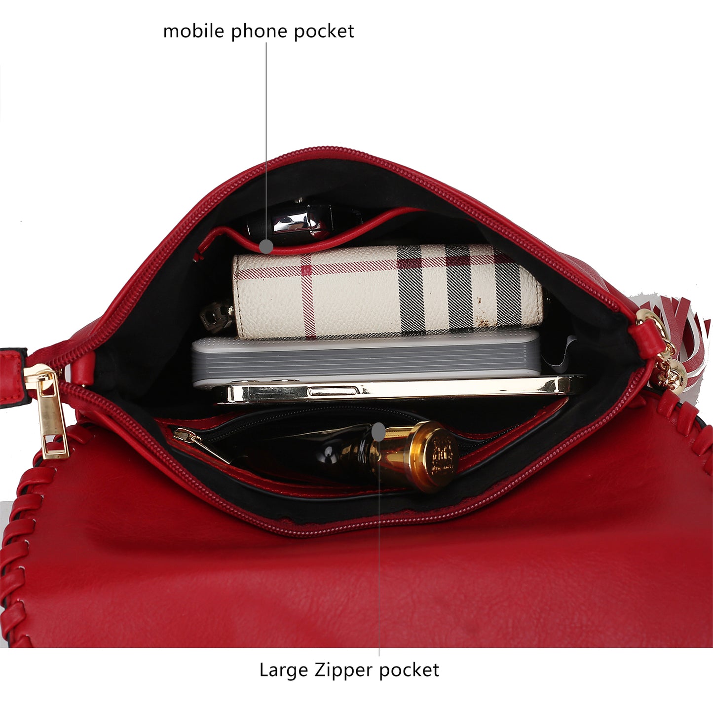 MKF Collection Remi Shoulder Handbag Vegan Leather Women by Mia K