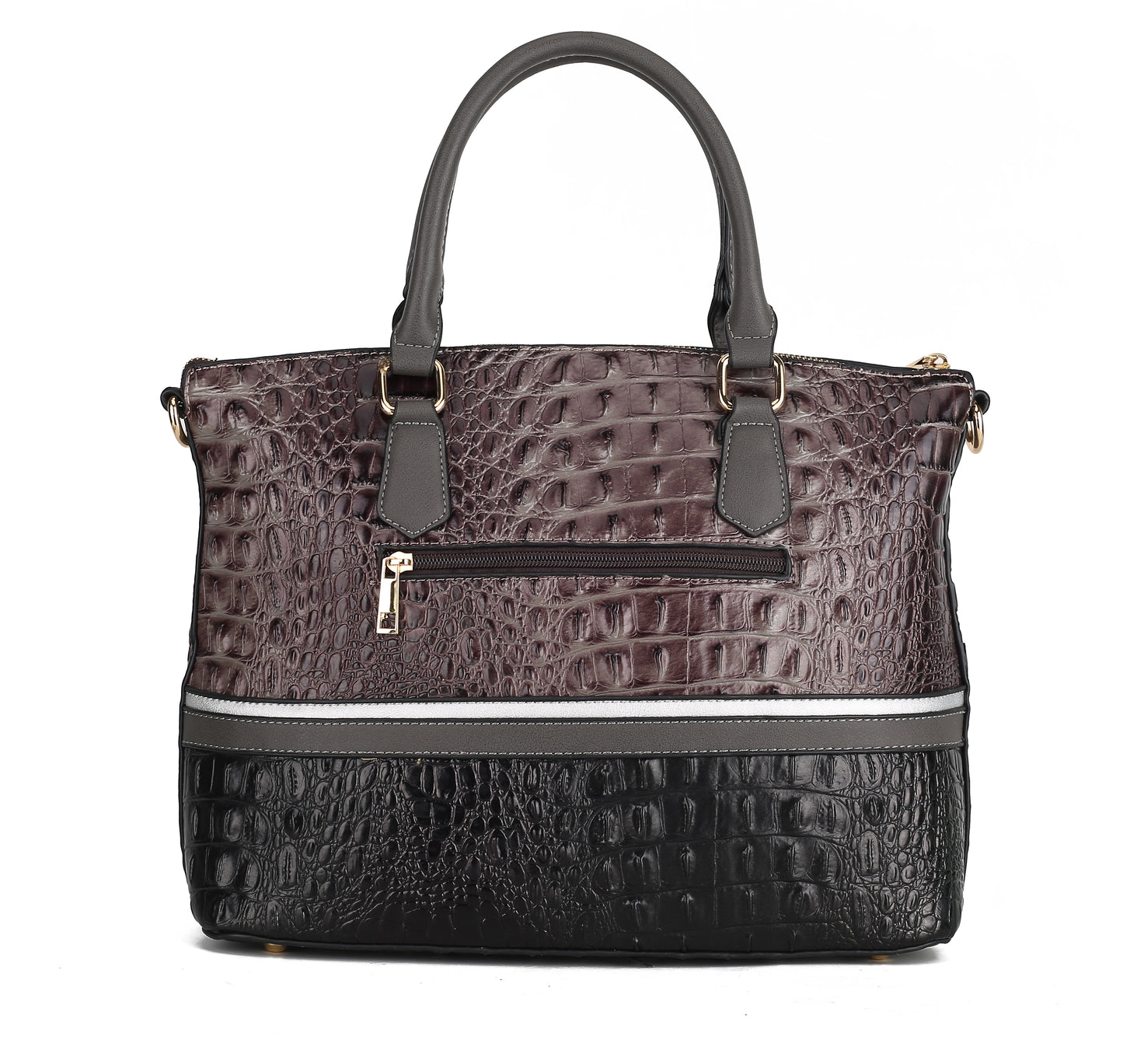 MKF Autumn Crocodile Skin Tote Handbag with Wallet Women by Mia k