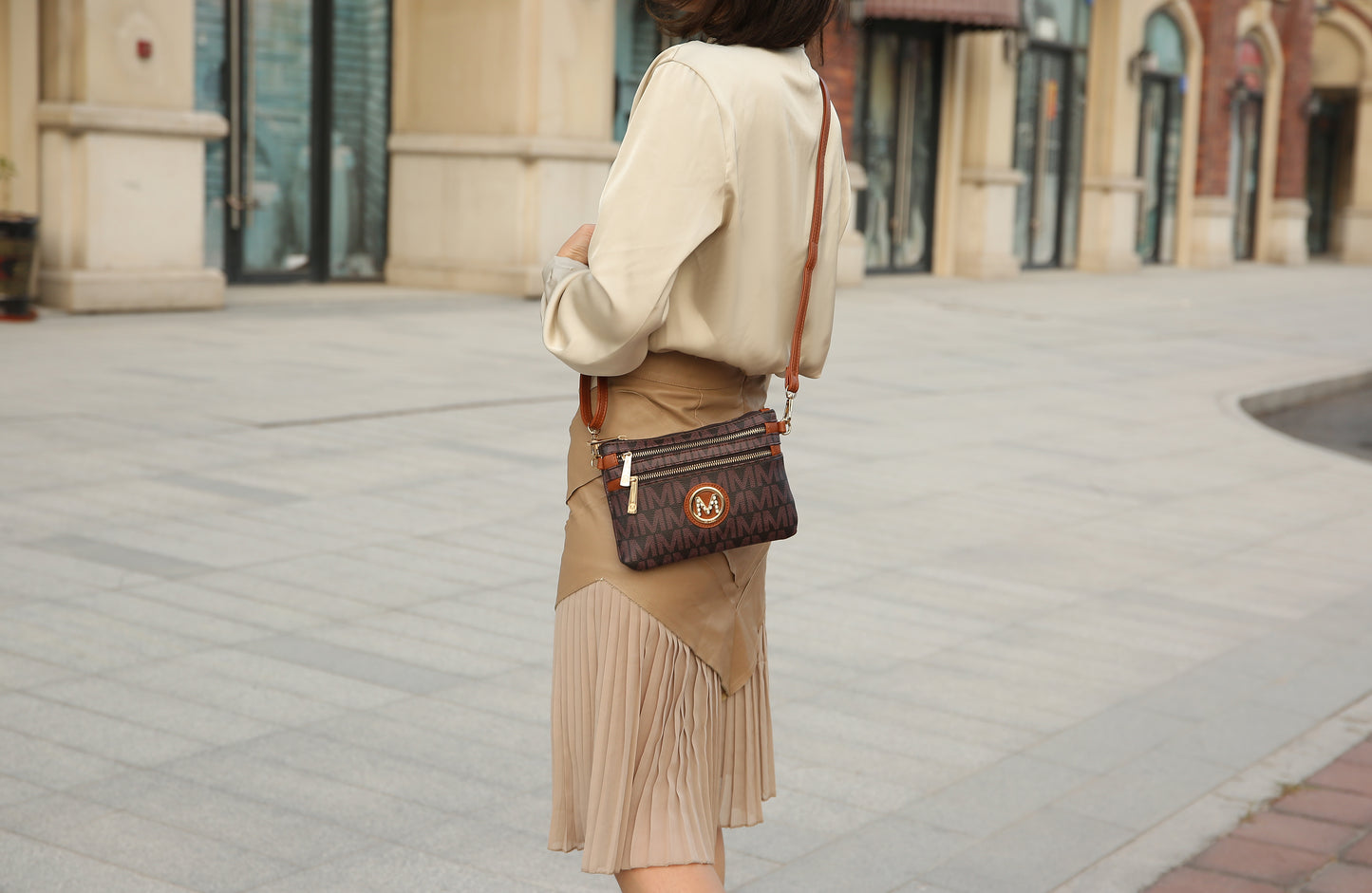 MKF Collection Geneve M Signature Crossbody by Mia K