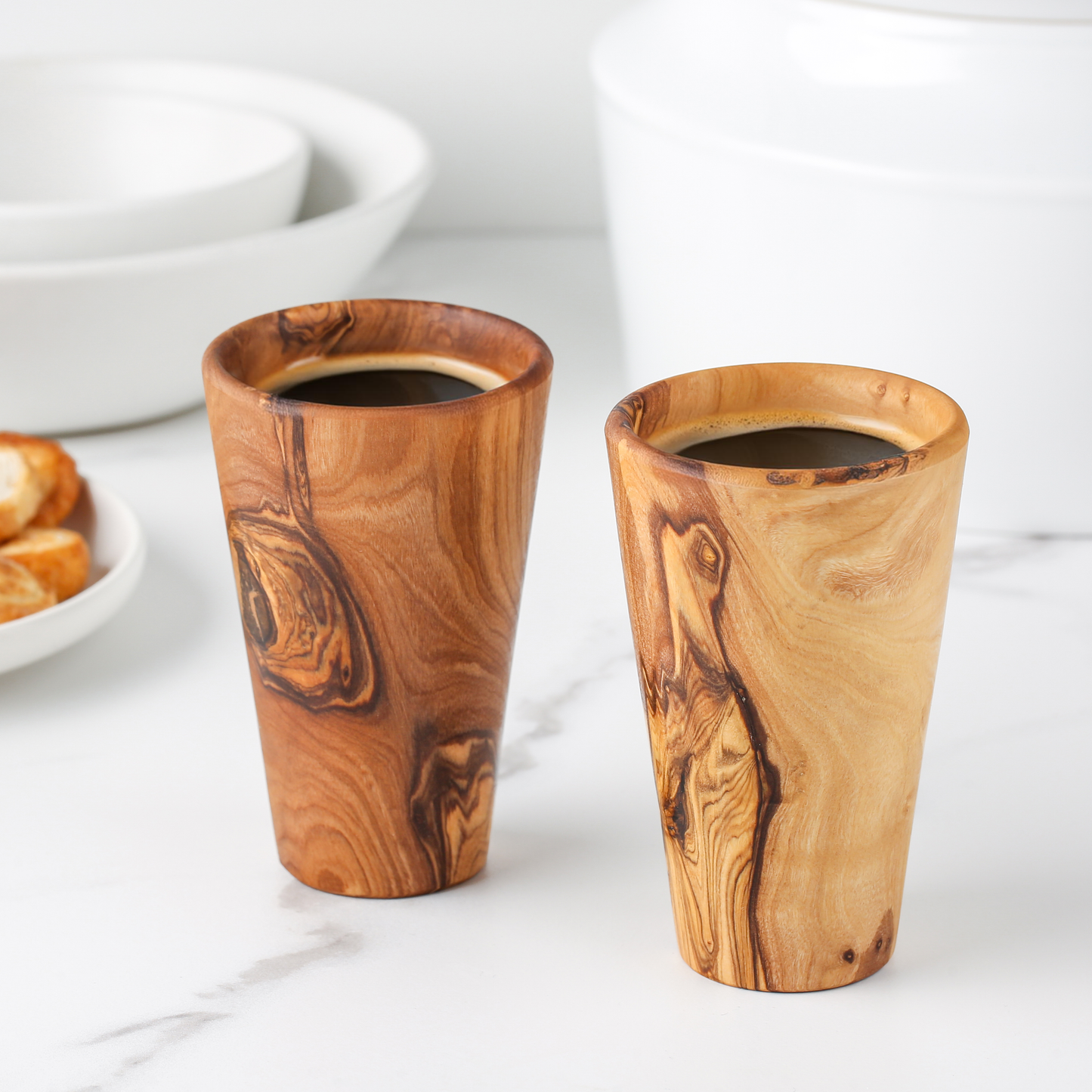 Handmade Olive Wood Drinking Cup