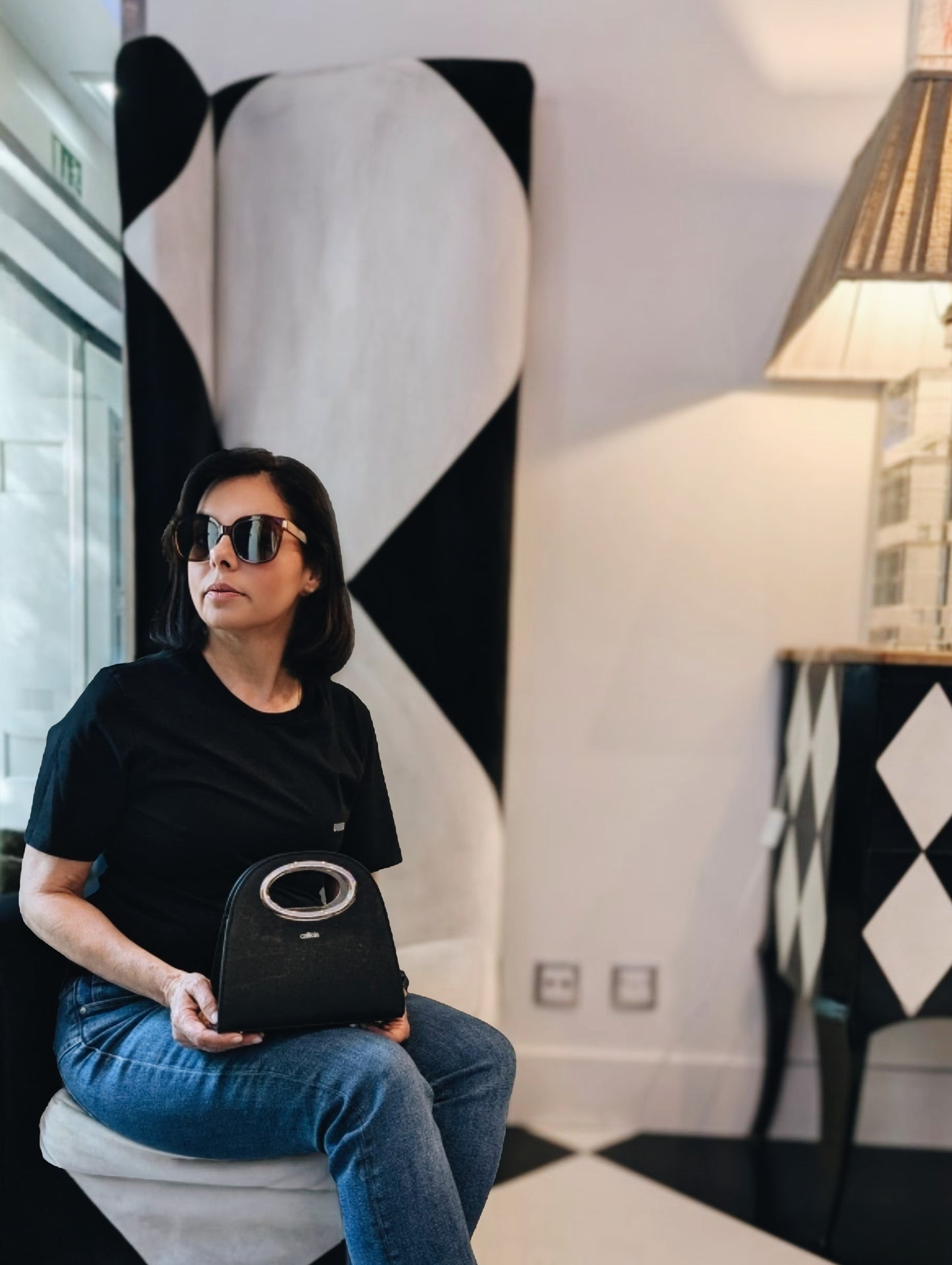 Vegan Mini Black Bag