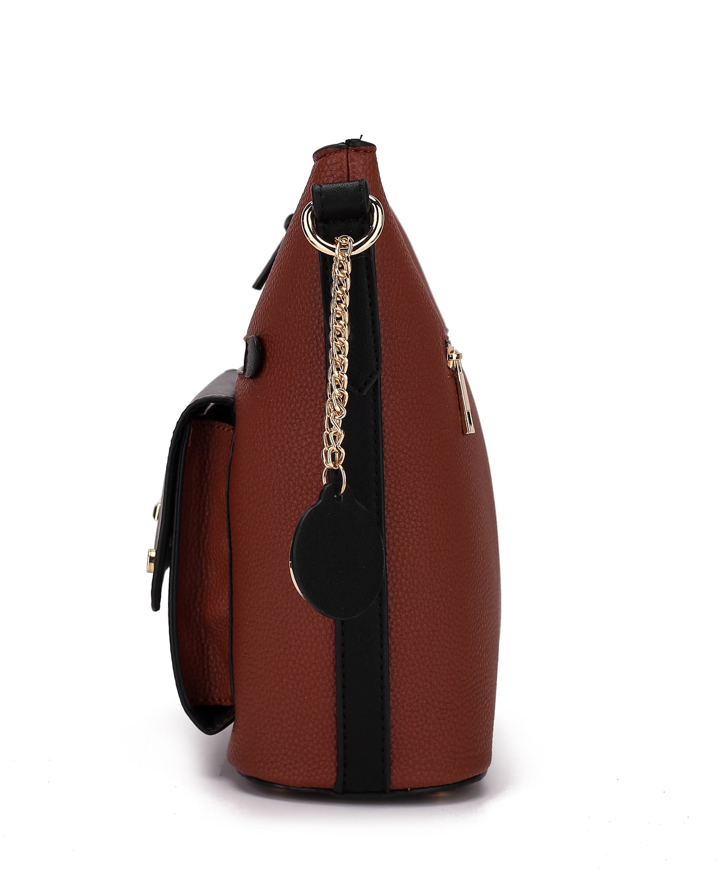 Serenity Color Block Vegan Leather Women Crossbody Bag