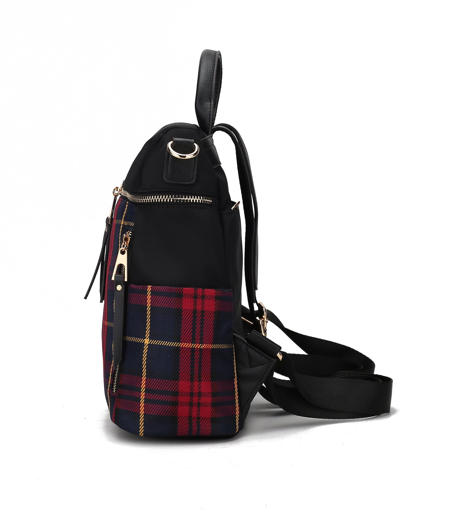 Nishi Plaid Backpack