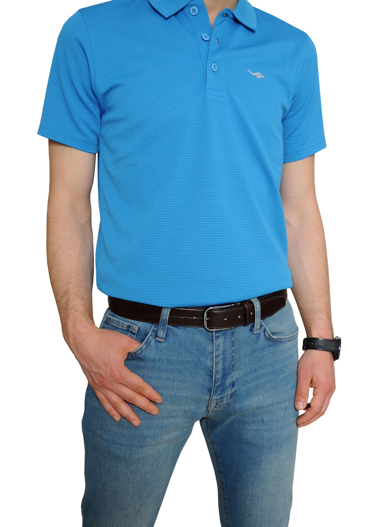 Vegas Brown Leather Men Belt