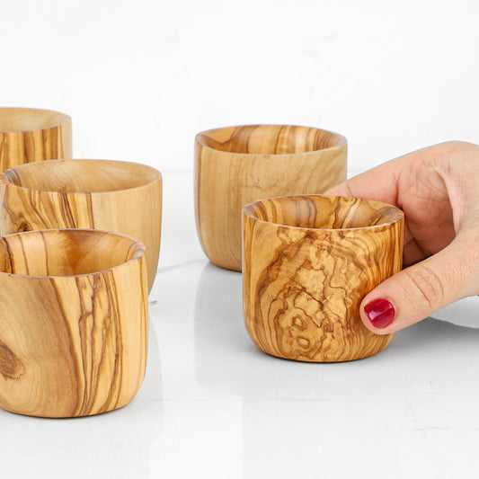 Olive Wood Handmade Drinking Cup – Eco-Friendly, Rustic & Durable