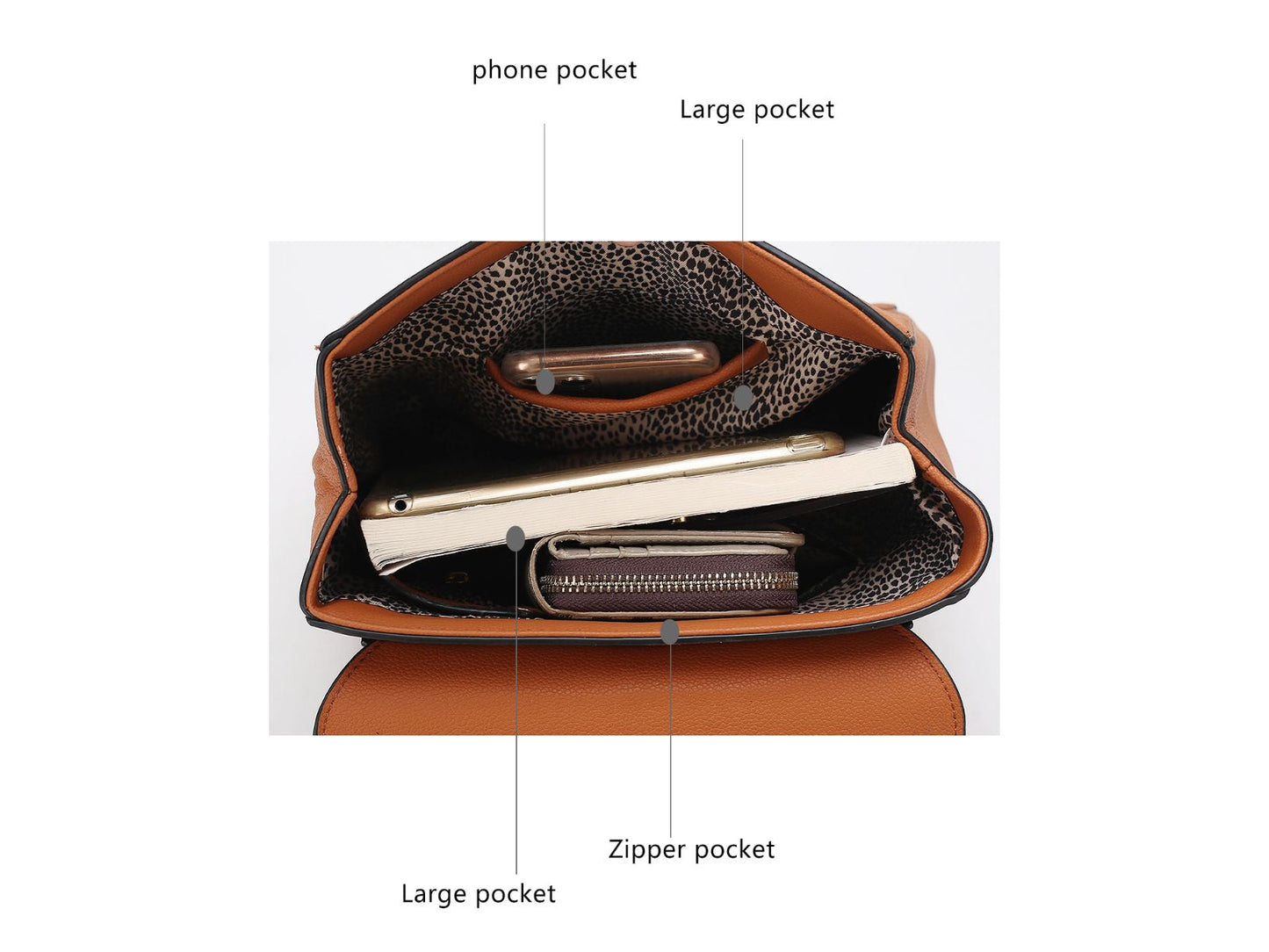 Sansa Vegan Leather Women Backpack