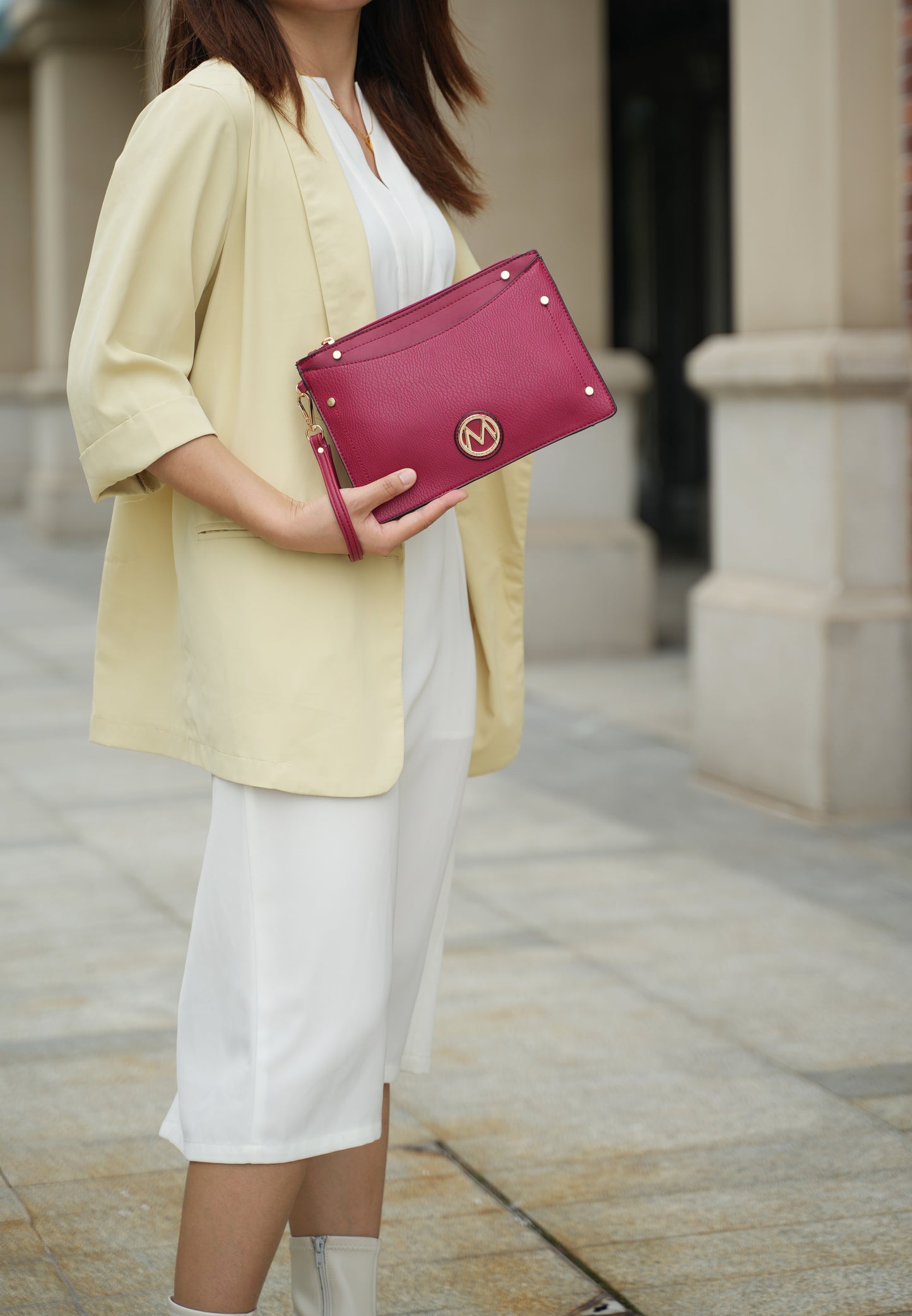 MKF Collection Tenna Vegan Leather Women Satchel Bag by Mia K