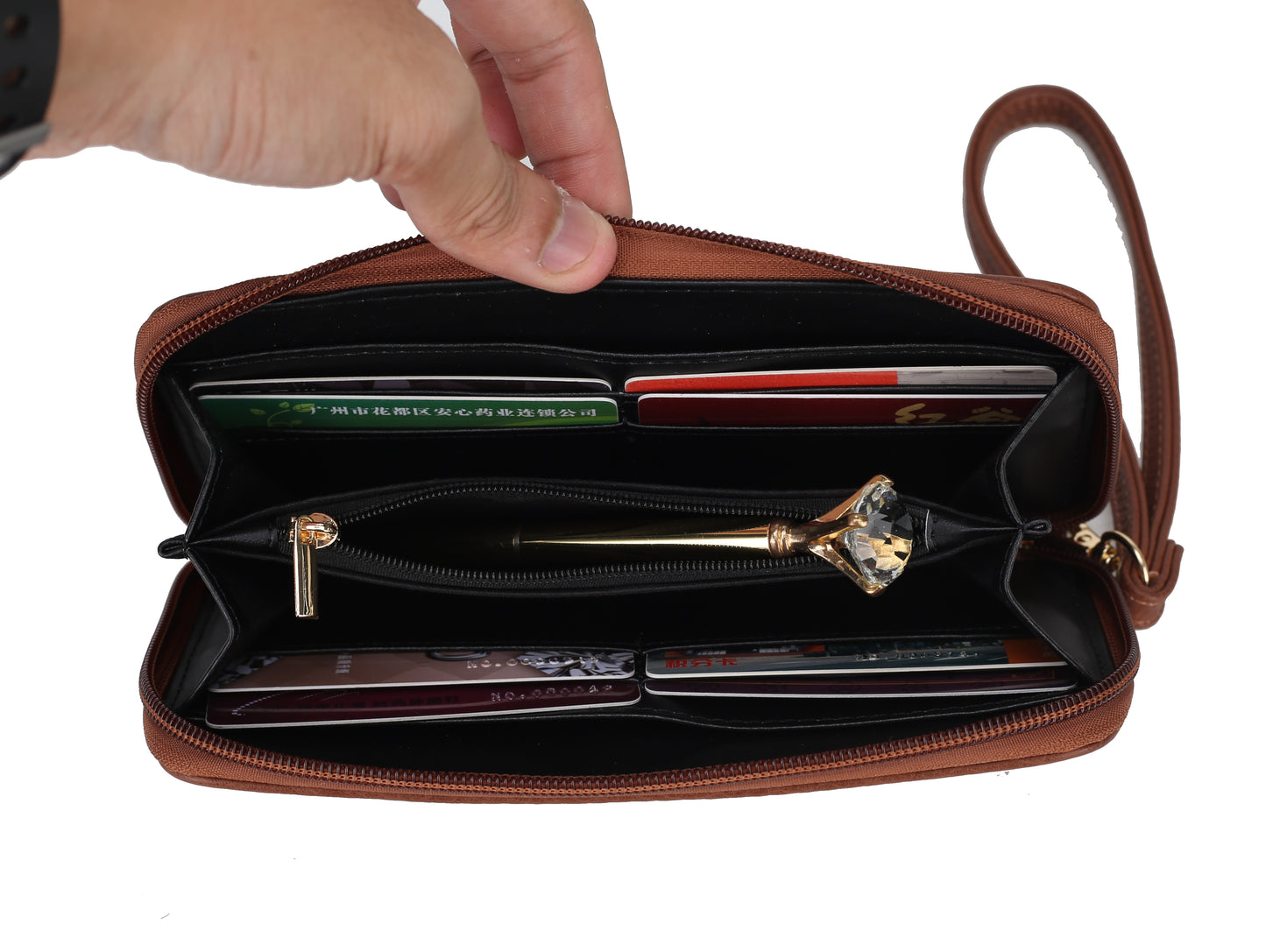 Shivani Vegan Leather Womens Hobo Bag with wallet