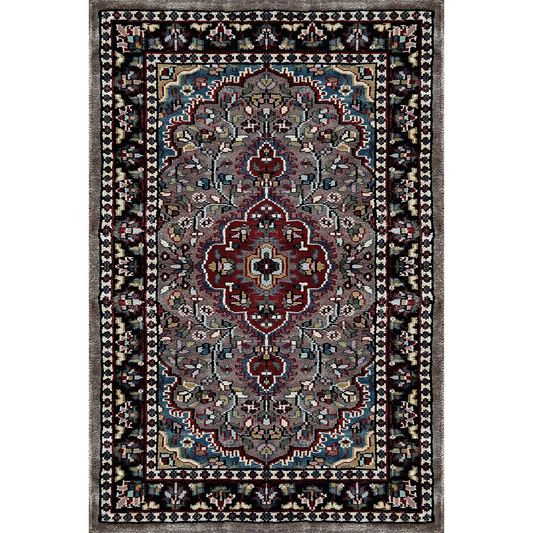 2×3 Feet Hand Knotted Persian Silk Carpet Multi