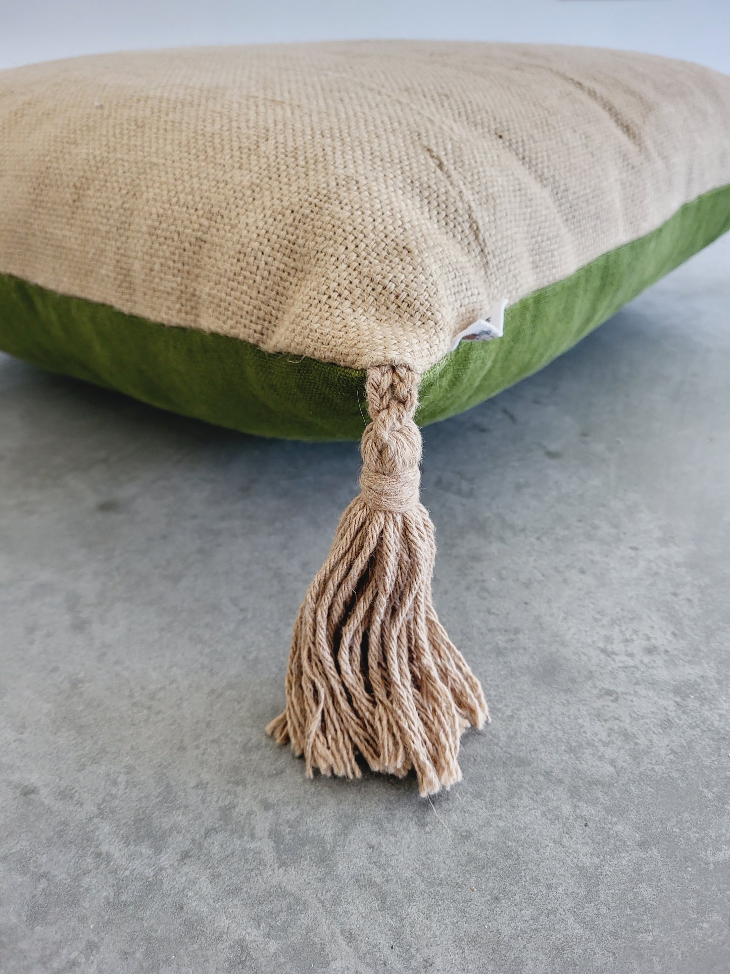 Olive Green Floor-Cushions