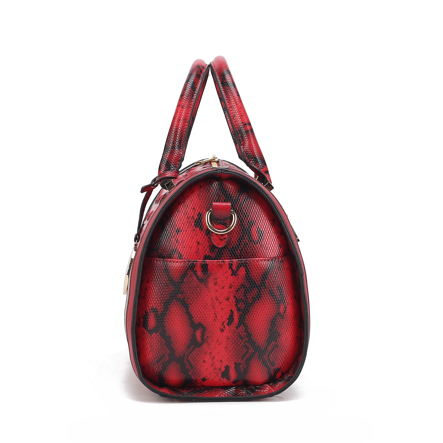 MKF Collection Eleanor Faux Crocodile-Embossed Satchel Bag by Mia K