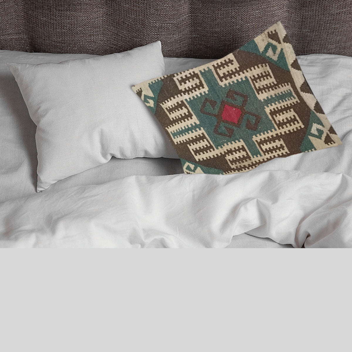 Kilim Handwoven Axolotl Cushion Cover