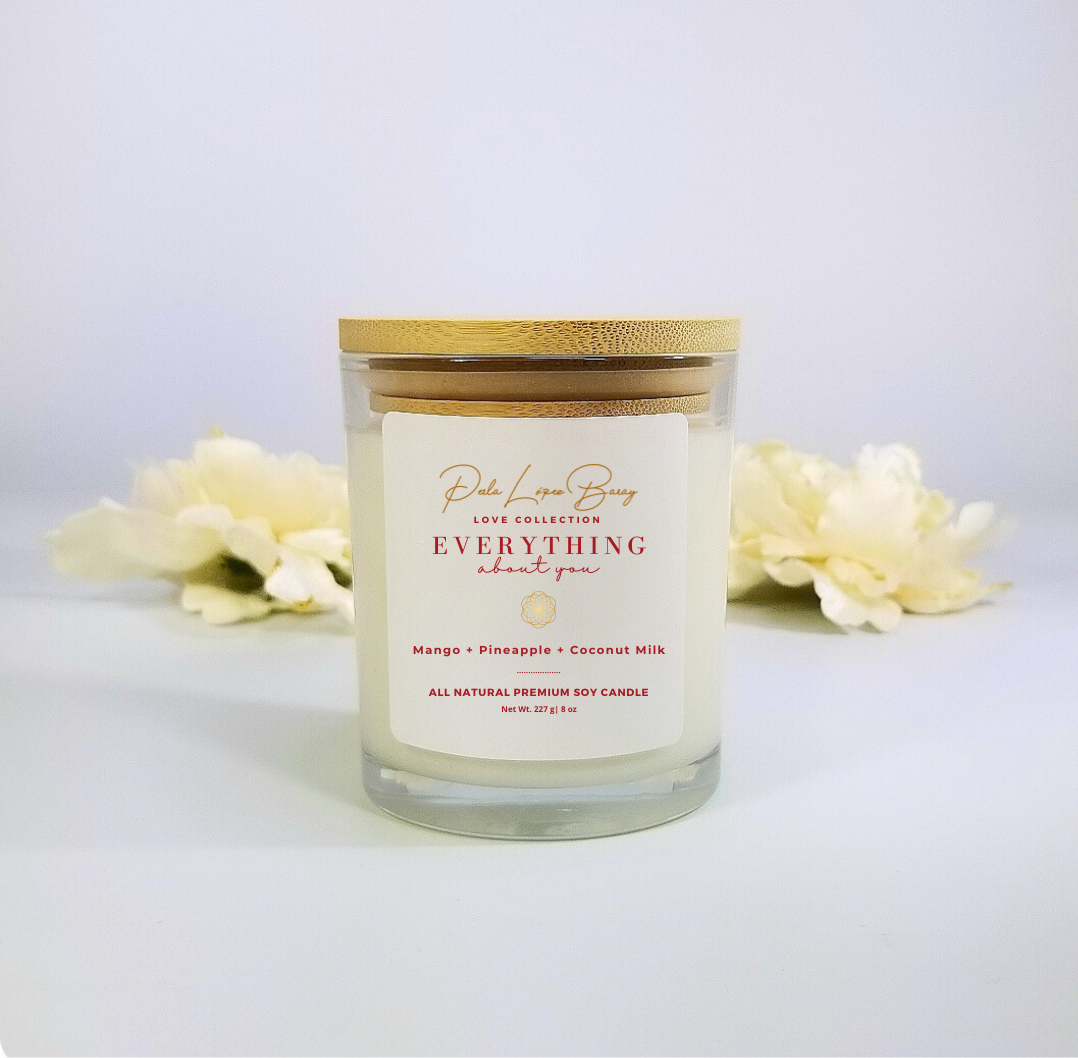 Everything About You Handcrafted All Natural Premium Soy Candle