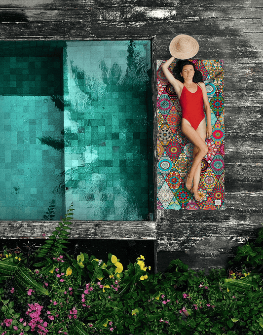 Towel 'SAMARKAND' (200x80cm) - XXL, Sand-free, Compact & Sustainable