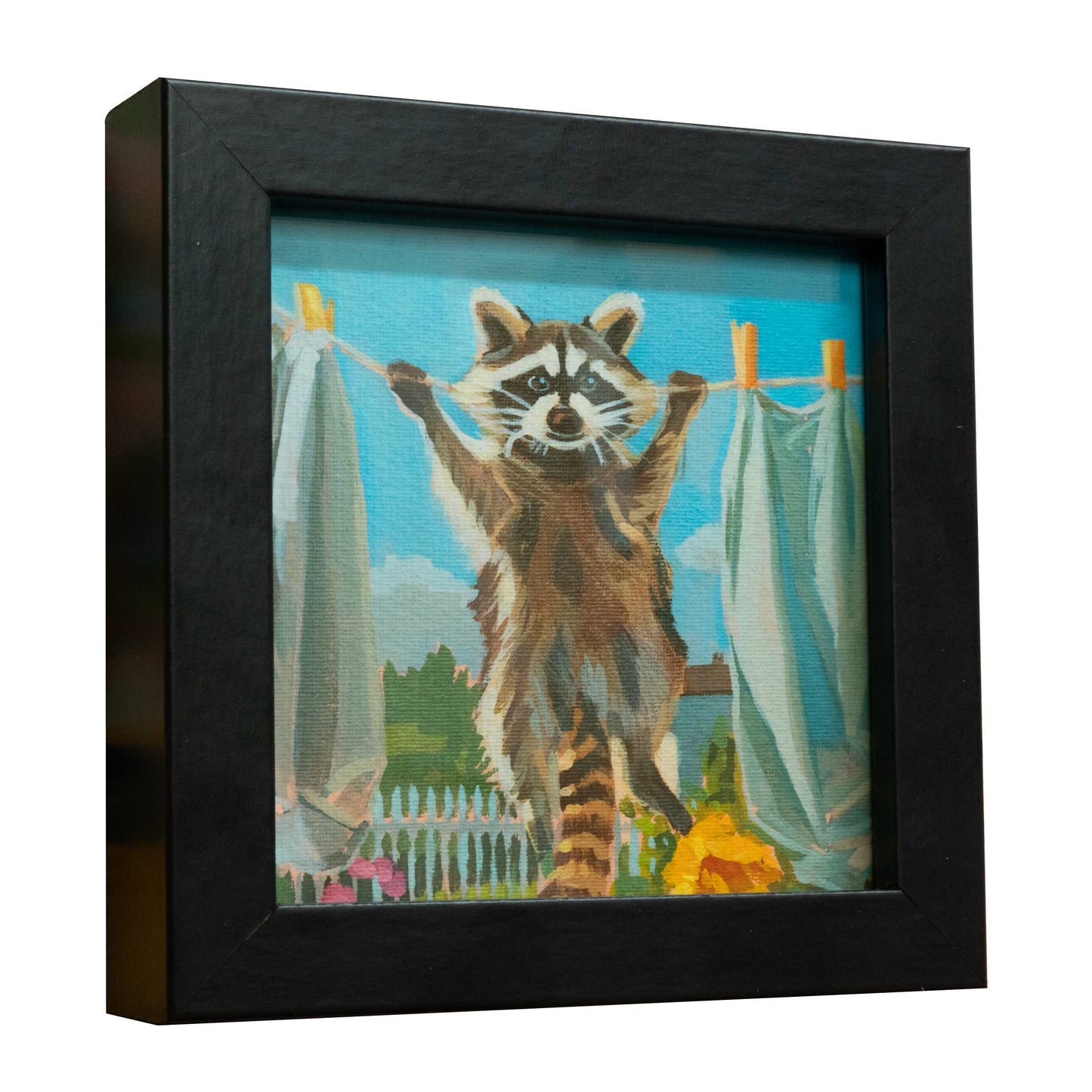 Pocket Art, Print im Rahmen, 10 x 10 cm, Abhängen