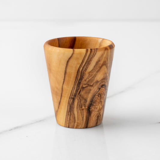 Handcrafted Olive Wood Shot Glass