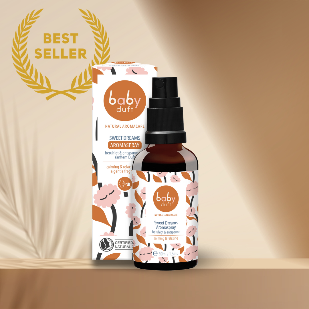 BABYDUFT sleep promoting Aromaspray, Swissmade, certified organic